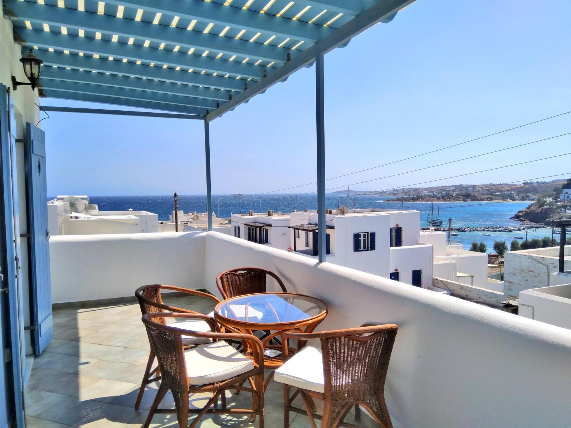 Villa Danae - Seaside Villa With Pool & Hot Tub Piso Livadi Ngoại thất bức ảnh